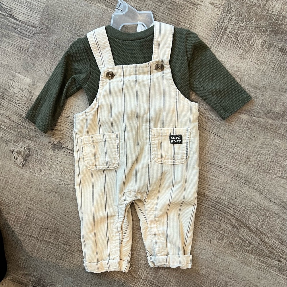 Baby boy overalls outfit